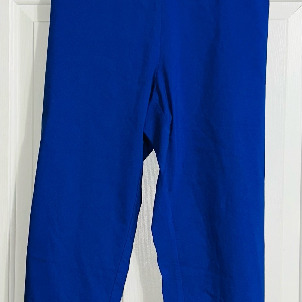 JM Collection Women’s Sz 3x Vibrant Blue Capri Pants New w/o tags